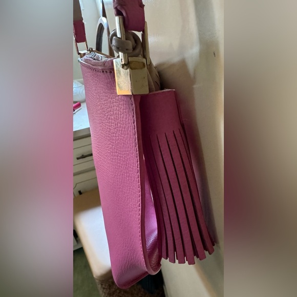 Kate Spade Foster Court Pepper Crossbody Handbag Rouge Pink Very Nice - Picture 4 of 13